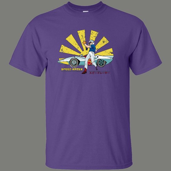 Classic Japanese Anime Speed Racer Shirt - Picture 7 of 9